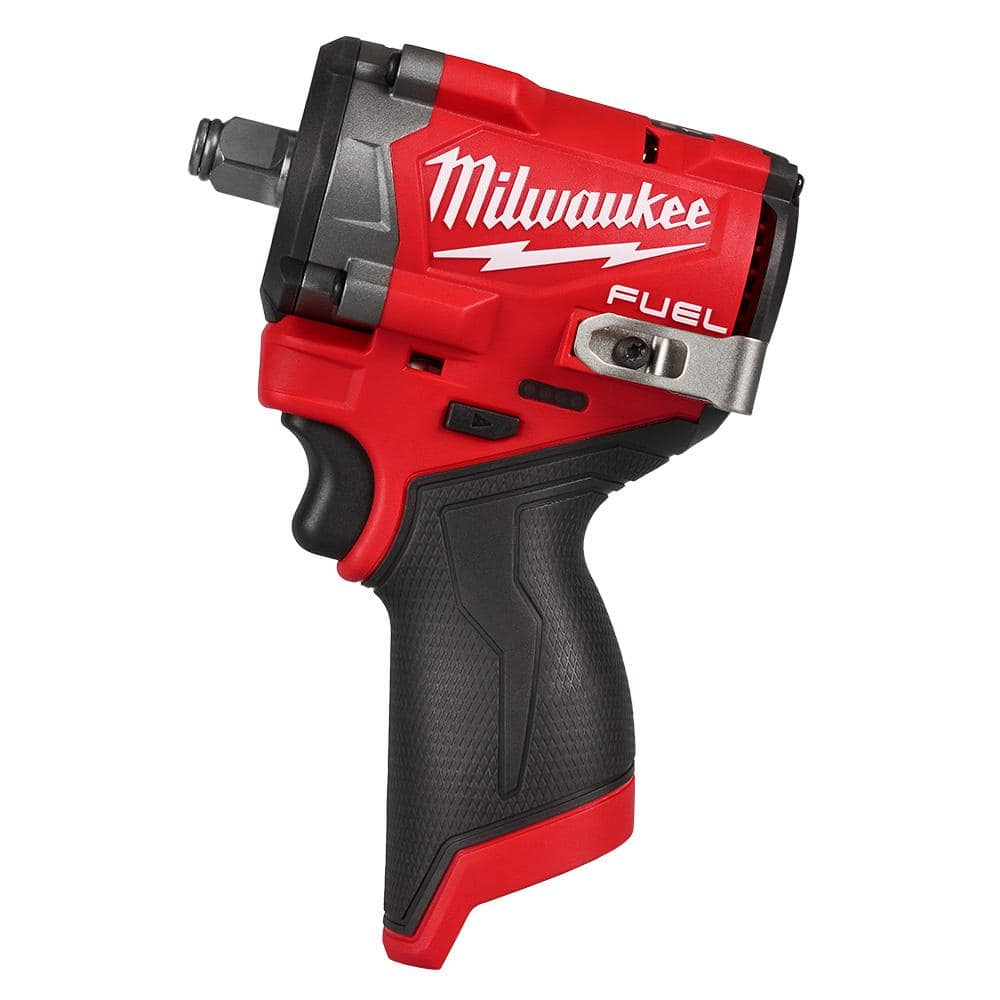 Open Box -  M12 FUEL 12V Lithium-Ion Brushless Cordless Stubby 1/2 in. Impact Wrench (Tool-Only) MilwaukeeBullseye Deals