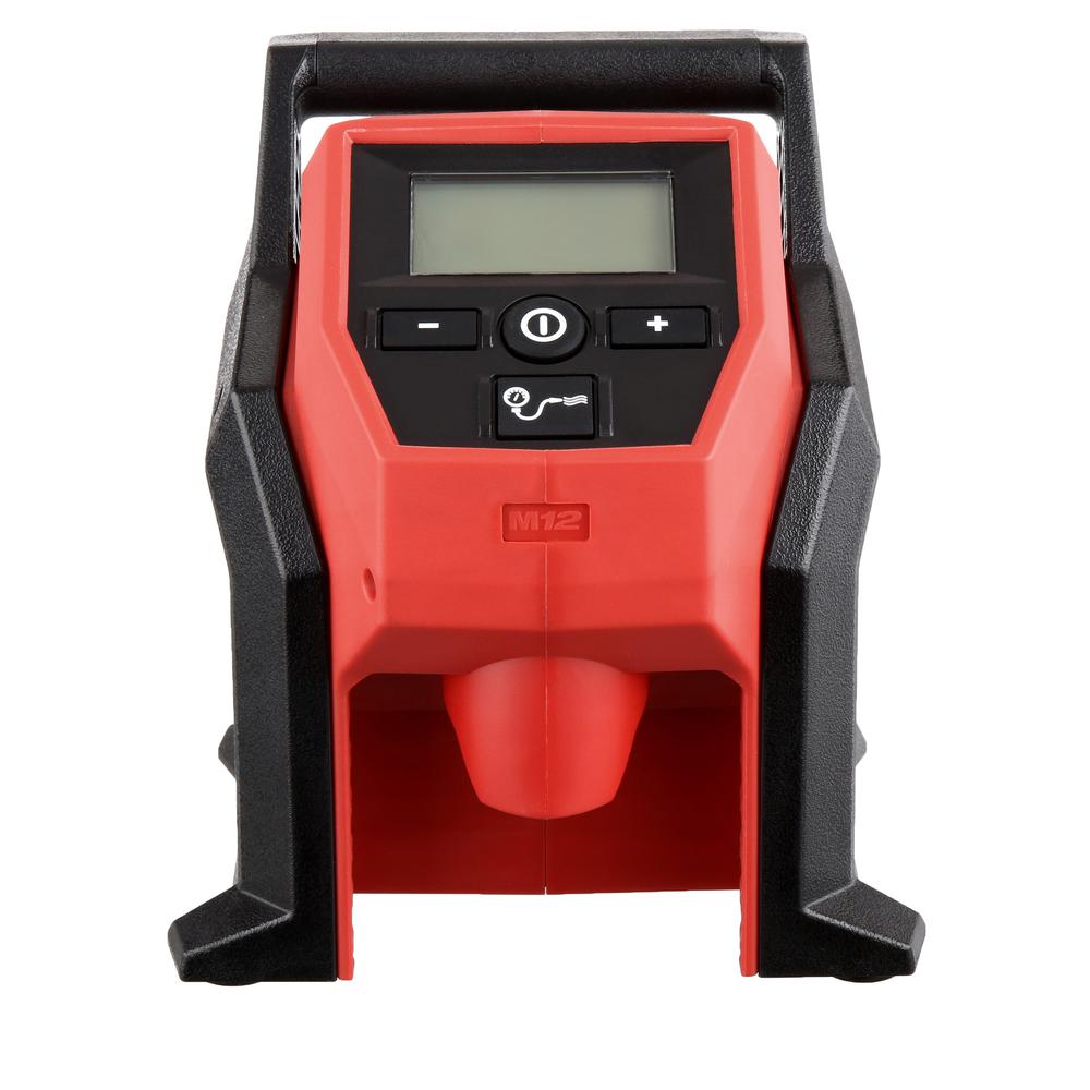Open Box -  Milwaukee M12 12-Volt Lithium-Ion Cordless Compact Inflator (Tool-Only) MilwaukeeBullseye Deals