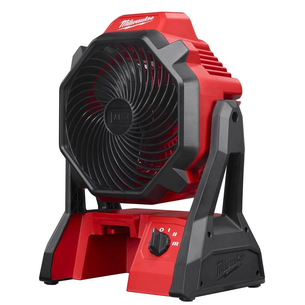 Open Box -  Milwaukee 0886-20 M18 18-Volt Lithium-Ion Cordless Jobsite Fan (Tool-Only) MILWAUKEEBullseye Deals