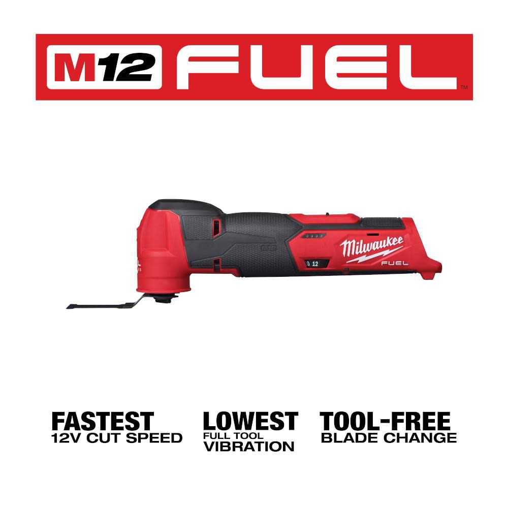 Open Box -  Milwaukee M12 FUEL 12-Volt Lithium-Ion Cordless Oscillating Multi-Tool (Tool-Only)