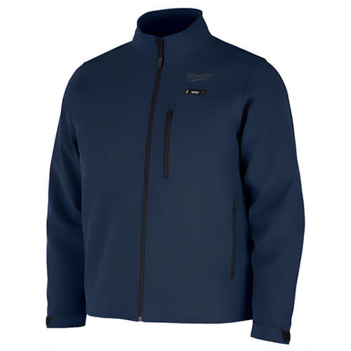Open Box -  Men's X-Large M12 12-Volt Lithium-Ion Cordless Tough Shell Navy Blue Heated Jacket with (1) 3.0 Ah Battery and Charger