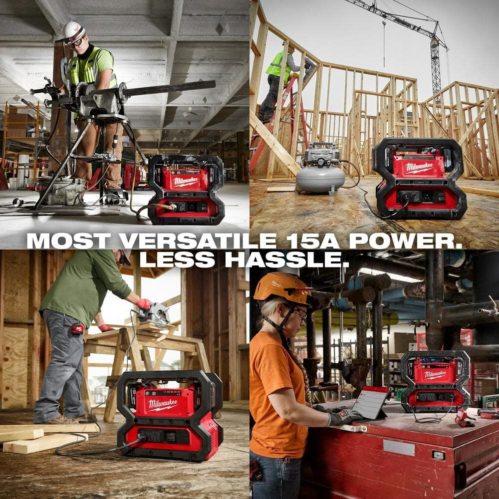 Open Box -  Milwaukee Tool M18 18V Lithium-Ion Cordless CARRY-ON 3600W/1800W Battery Powered Power Supply (Tool Only)