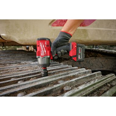 Open Box -  Milwaukee M18 FUEL 18V Lithium-Ion Brushless Cordless 1/2 in. Impact Wrench w/Friction Ring Kit w/One 5.0 Ah Battery and Bag MilwaukeeBullseye Deals