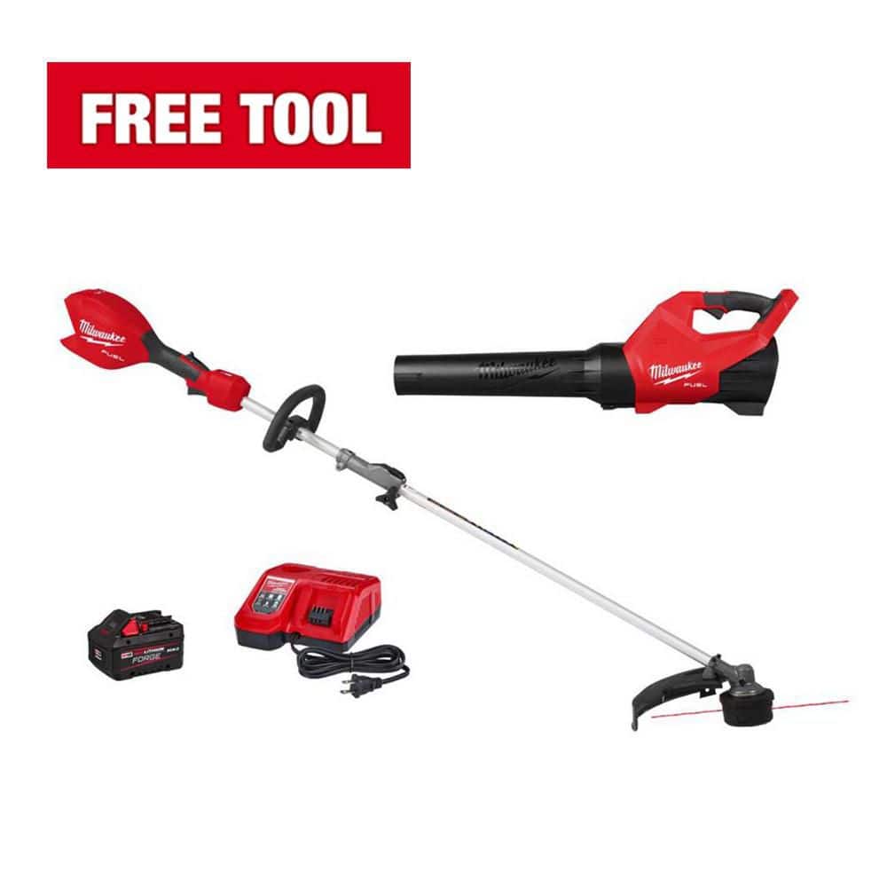 Open Box - M18 FUEL 18-Volt 16 in. Brushless Cordless Electric QUIK-LOK String Trimmer/Blower Combo Kit w/8.0 Battery (2-Tool)