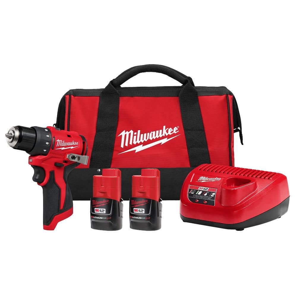 Open Box -  M12 12-Volt Lithium-Ion Brushless Cordless Subcompact Brushless Drill Driver Kit