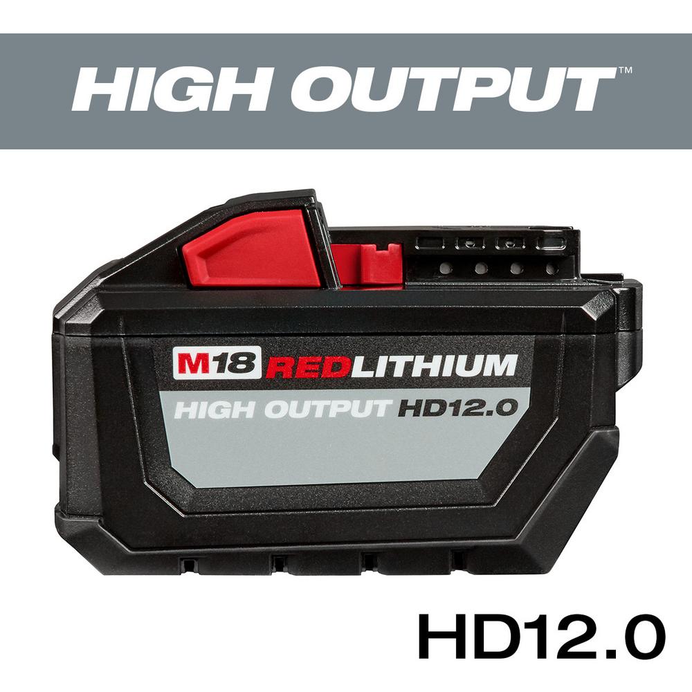 Open Box -  Milwaukee M18 18-Volt Lithium-Ion High Output Battery Pack 12.0Ah MilwaukeeBullseye Deals