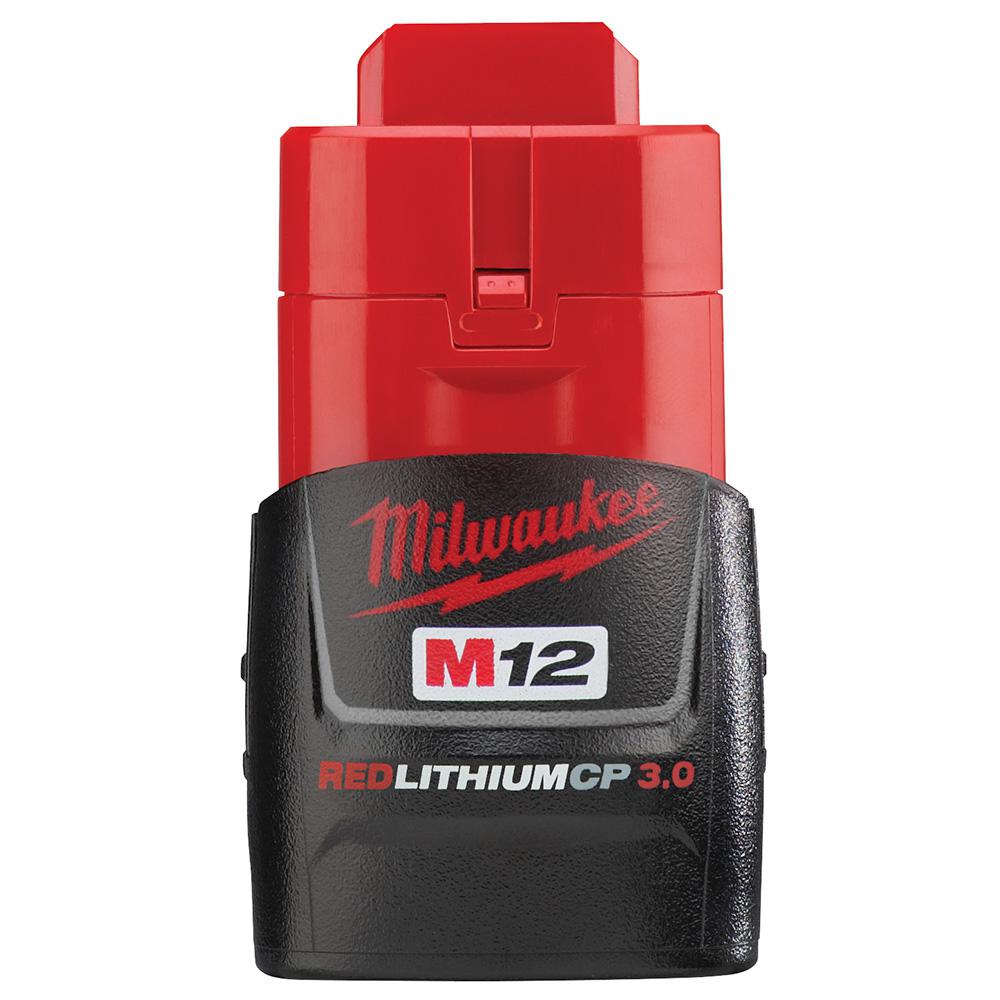 Open Box -  Milwaukee 48-11-2430 M12 12-Volt Lithium-Ion Compact Battery Pack 3.0Ah MilwaukeeBullseye Deals