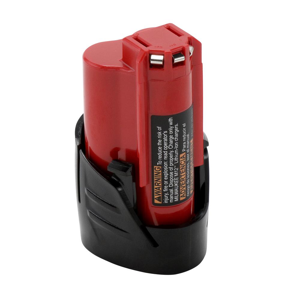 Open Box -  Milwaukee 48-11-2430 M12 12-Volt Lithium-Ion Compact Battery Pack 3.0Ah MilwaukeeBullseye Deals