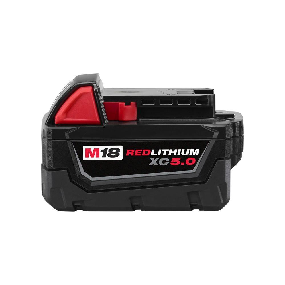 Open Box -  Milwaukee 48-59-1850 M18 18-Volt Lithium-Ion XC Starter Kit Battery and Charger MilwaukeeBullseye Deals