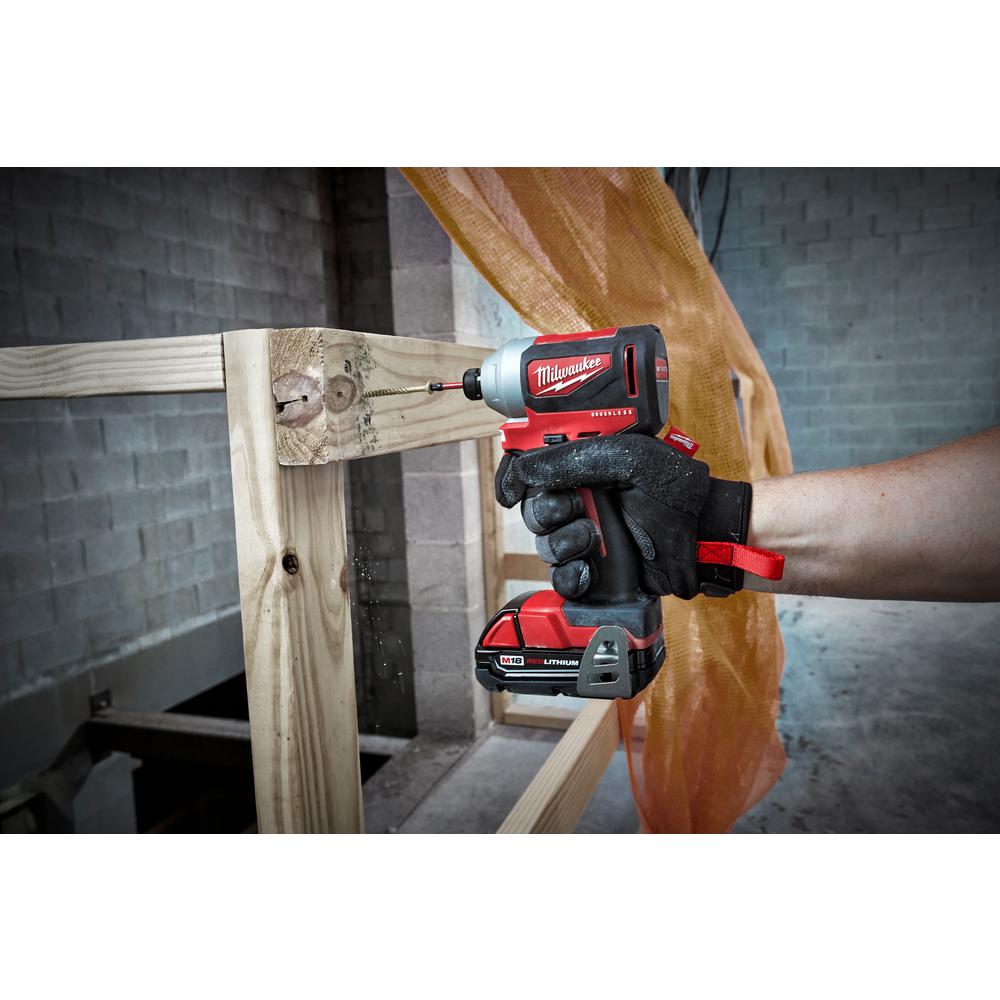 Open Box -  Milwaukee 2893-22CX M18 18-Volt 2-Tool 3-Speed Drill and Impact Driver Combo Kit MilwaukeeBullseye Deals