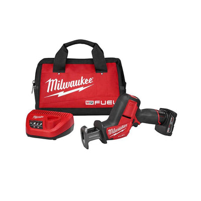 Open Box - Milwaukee 2520-21XC - M12 Fuel Hackzall 5/8  12V 4.0Ah Cordless Straight Handle Reciprocating Saw Kit