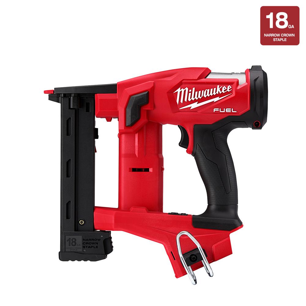 Open Box - Milwaukee M18 FUEL Lithium-Ion Brushless Cordless Finish Stapler MilwaukeeBullseye Deals