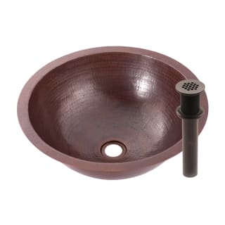 Open Box - Miseno MNO-NA100 Round 17" Copper Drop-In or Undermount Bathroom Sink