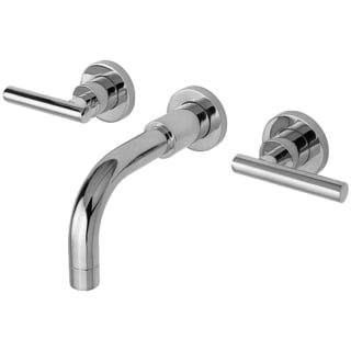 Open Box - Newport Brass 3-991L/26 East Linear Double Handle Widespread Wall Mounted Lavatory Faucet with Metal Lever Handles