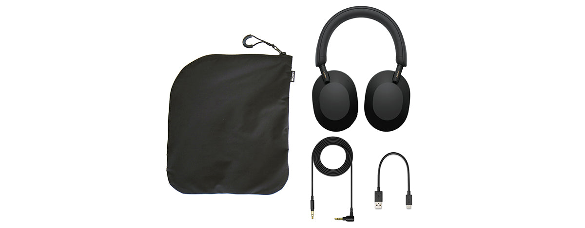 Certified Refurbished - Sony WH1000XM5/SA Wireless Noise-Cancelling Over-the-Ear Headphones - Black, with Soft Case SonyBullseye Deals