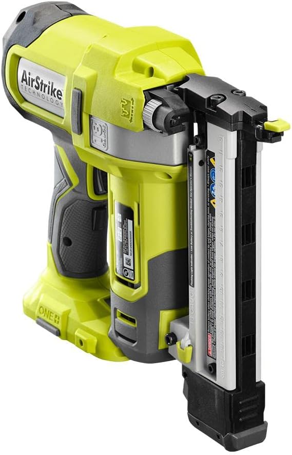Open Box - RYOBI 18V ONE+ AirStrike 18-Gauge Cordless Lithium-Ion Narrow Crown Stapler (Tool-Only)