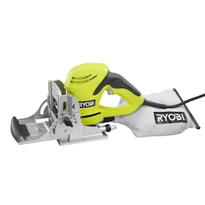Open Box - Ryobi 6 Amp AC Biscuit Joiner Kit with Dust Collector and Bag JM83K ryboiBullseye Deals