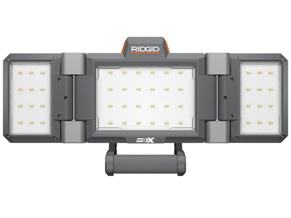 Open Box - ridgid r8694221b gen5x 18-volt hybrid folding panel light RIDGIDBullseye Deals