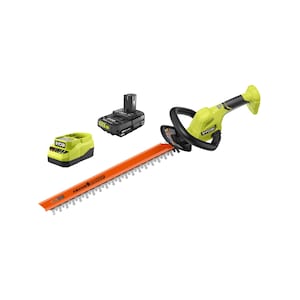 Open Box - RYOBI 18V ONE+ Cordless Battery 22-inch Hedge Trimmer with 2.0 Ah Battery and Charger