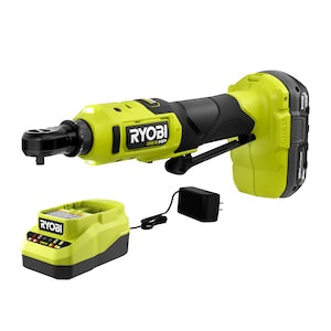 Open Box - RYOBI ONE+ 18V HP Brushless Cordless 1/4 in. High Speed Ratchet Kit with Battery and Charger (Bulk Packaged) PSBRC02K1