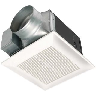 Open Box - Panasonic FV-40VQ4 WhisperCeiling 380 CFM 3 Sones Ceiling Mounted Energy Star Rated Bath Fan with Built-in Backdraft Damper
