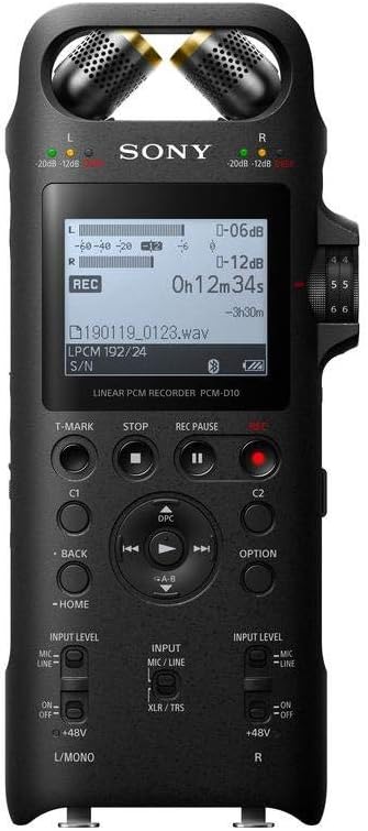 Certified Refurbished - Sony PCM, 2 Portable Studio Recorder, XLR to 1/4-Inch (PCMD10) SonyBullseye Deals