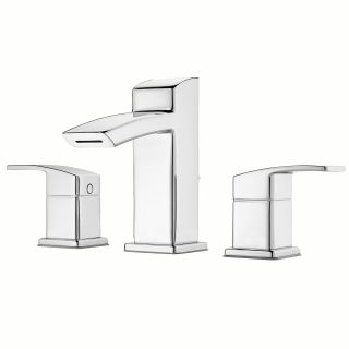 Open Box - Pfister LG49-DF2C Kenzo Widespread Bathroom Faucet with Metal Pop-Up Assembly