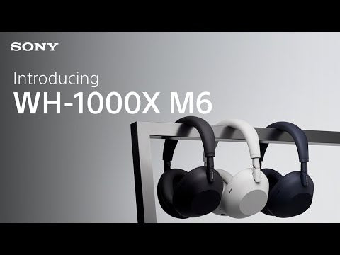 Certified Refurbished - Sony WH-1000XM6 The Best Wireless Noise Canceling Headphones - Midnight Blue