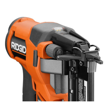 Open Box -  RIDGID 18V Lithium-Ion Brushless Cordless 18-Gauge 2-1/8 in. Brad Nailer (Tool Only) with CLEAN DRIVE Technology