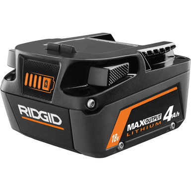 Open Box -  RIDGID 18V Lithium-Ion MAX Output 4.0 Ah Battery (2-Pack) RIDGIDBullseye Deals