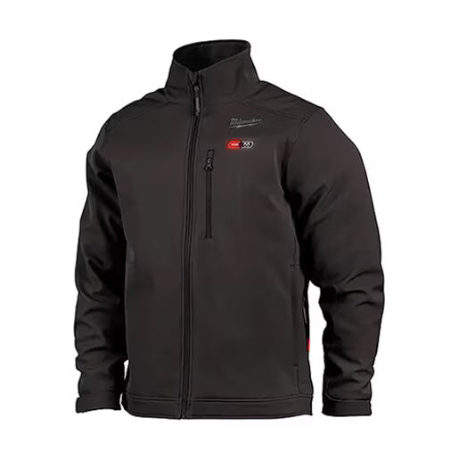 Open Box -  Men's 2X-Large M12 12-Volt Lithium-Ion Cordless Tough Shell Black Heated Jacket with (1) 3.0 Ah Battery and Charger