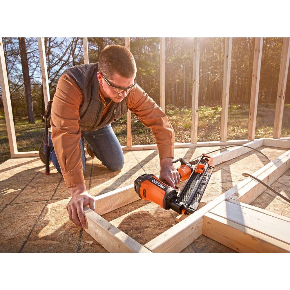 Open Box -  RIDGID R350RHF 21 Degree 3-1/2 in. Round-Head Framing Nailer RIDGIDBullseye Deals