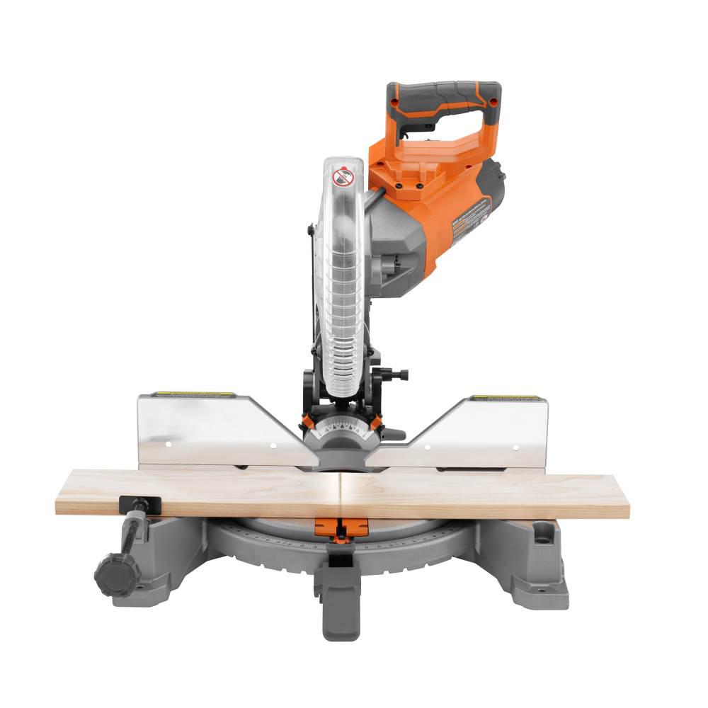 Open Box -  RIDGID R4113 15 Amp 10 in. Dual Miter Saw with LED Cut Line Indicator RIDGIDBullseye Deals