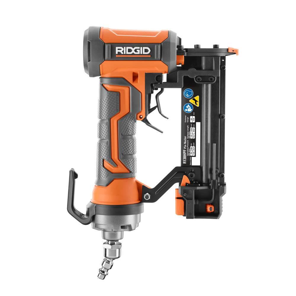 Open Box -  RIDGID 23-Gauge 1-3/8 in. Headless Pin Nailer with Dry-Fire Lockout