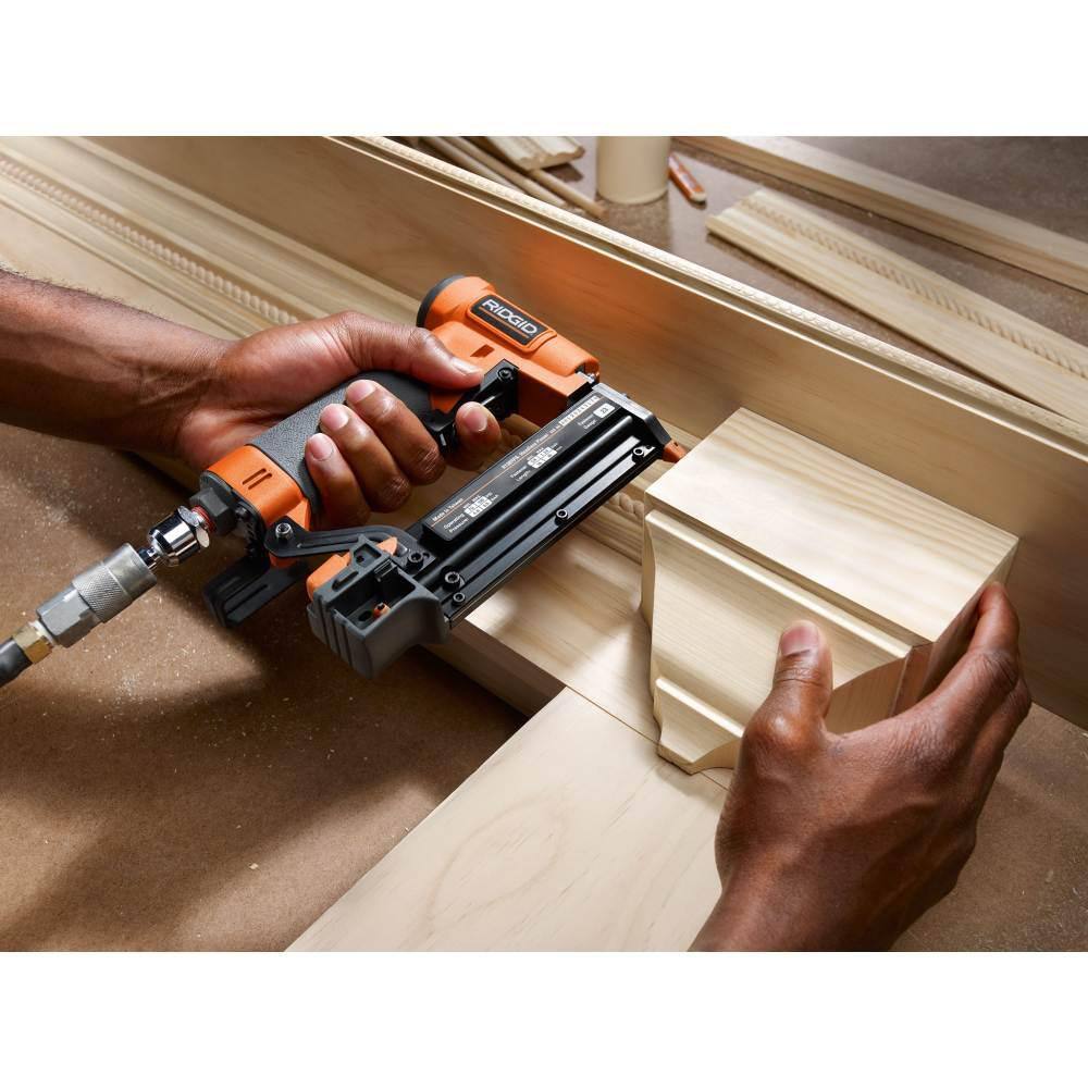 Open Box -  RIDGID 23-Gauge 1-3/8 in. Headless Pin Nailer with Dry-Fire Lockout