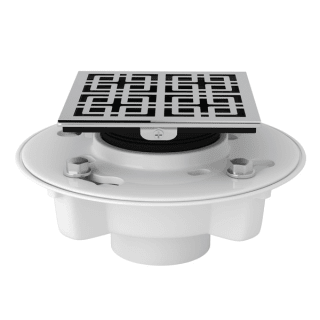 Open Box - Rohl SDPVC2-3-3142APC 3" PVC Shower Drain Body Kit with Weave Cover
