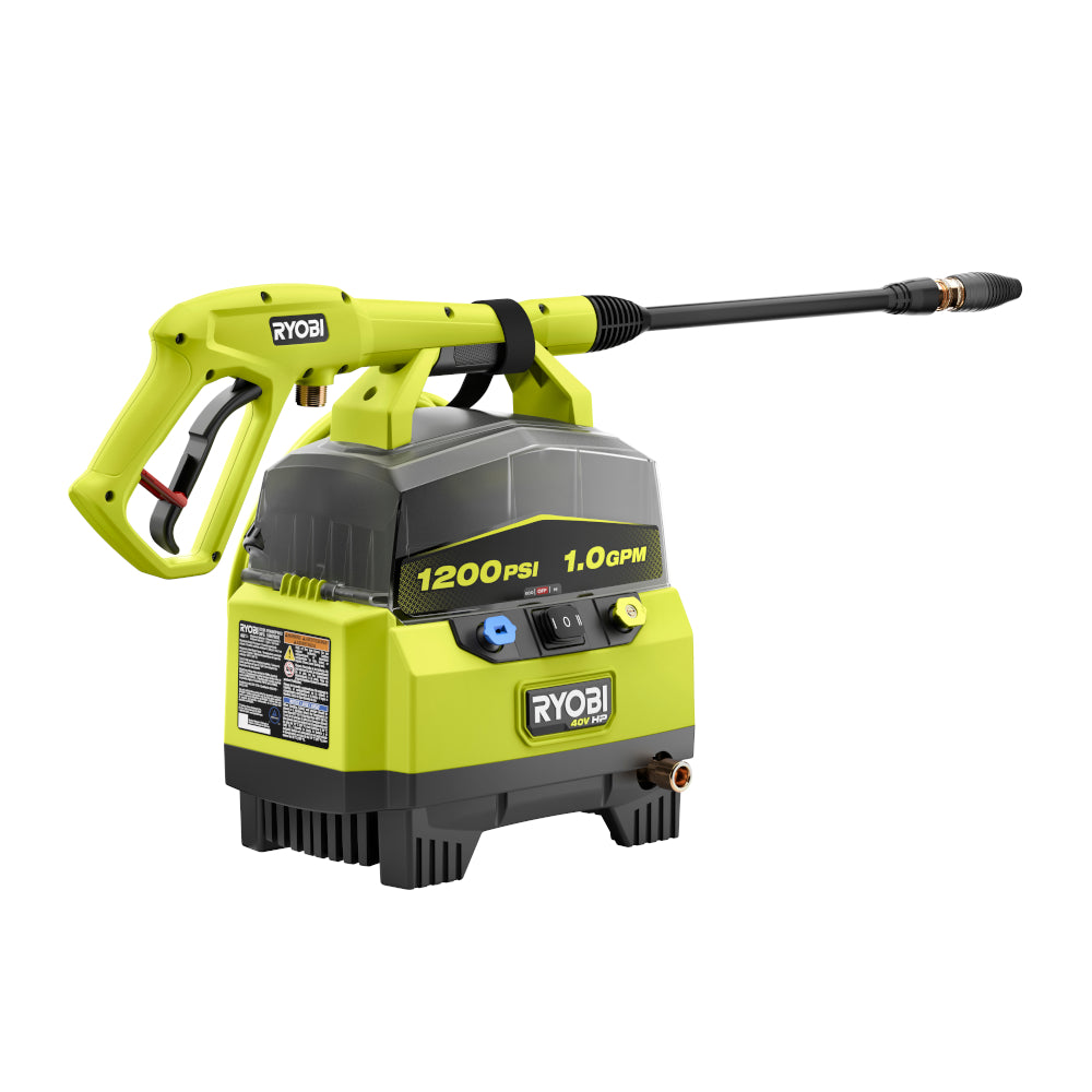 Open Box -  Ryobi 40V 1200 PSI 1.0 GPM Cordless Electric Cold Water Pressure Washer (Tool Only)