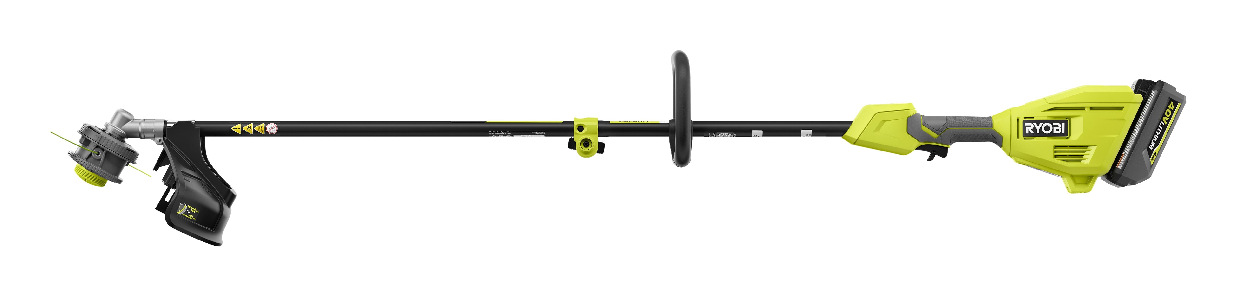 Open Box -  Ryobi 40V 15 in. Expand-It Cordless Battery Attachment Capable String Trimmer with 4.0 Ah Battery and Charger