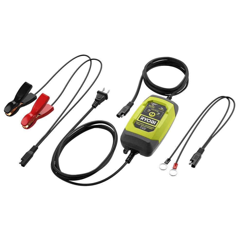 Open Box -  RYOBI 2 Amp Battery Charger and Maintainer