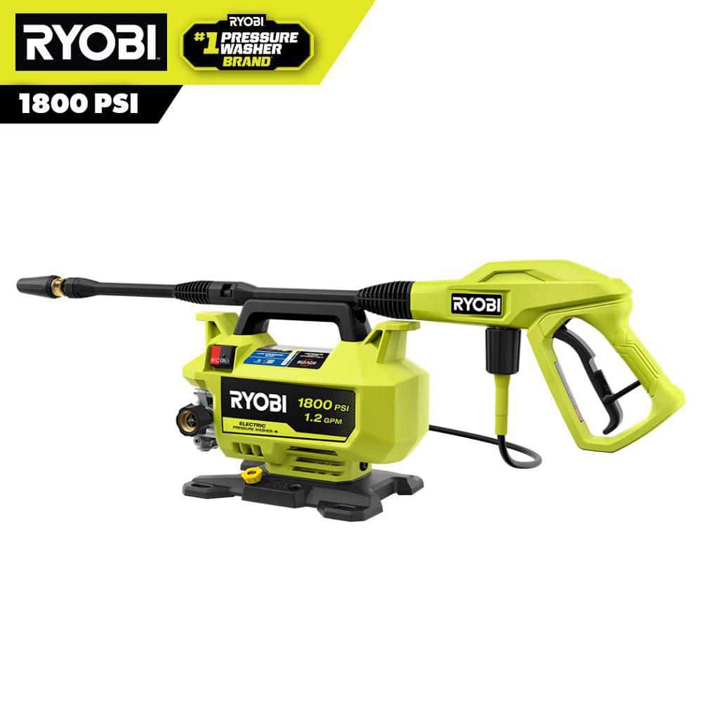 Open Box -  Ryobi 1800 PSI 1.2 GPM Cold Water Corded Electric Pressure Washer