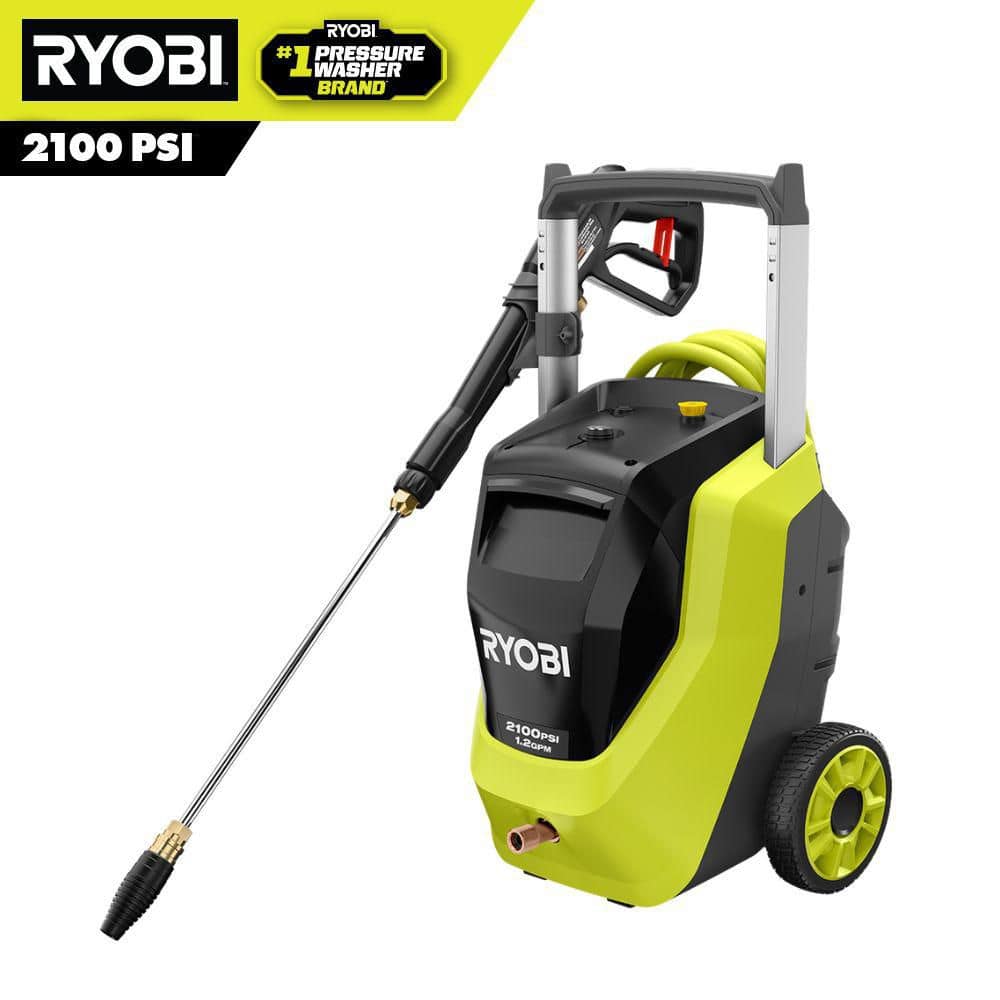 Open Box - Ryobi 2100 PSI 1.2 GPM Cold Water Washer with Foamer