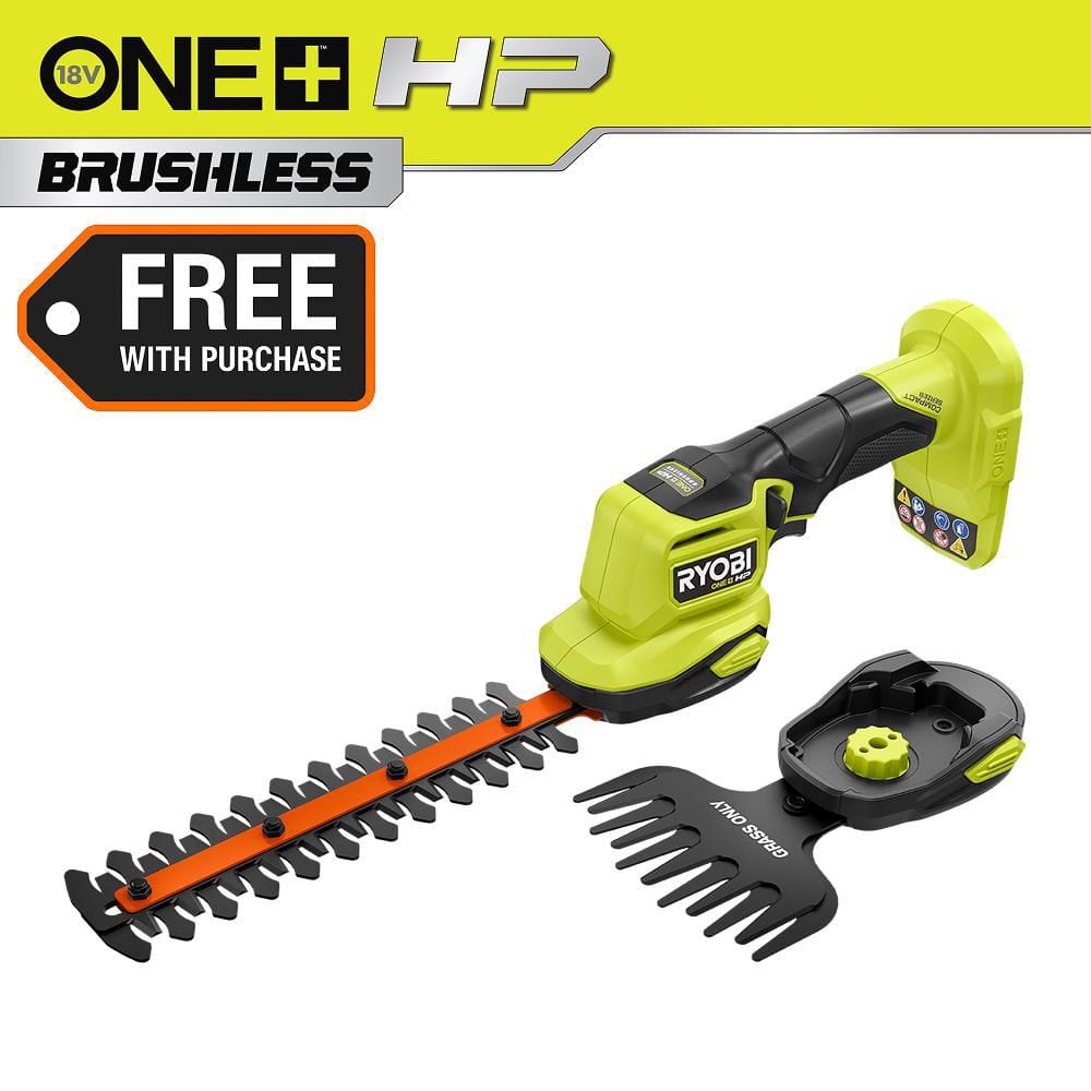 Open Box -  ONE+ HP 18V Compact Brushless Shear Shrubber (Tool Only)