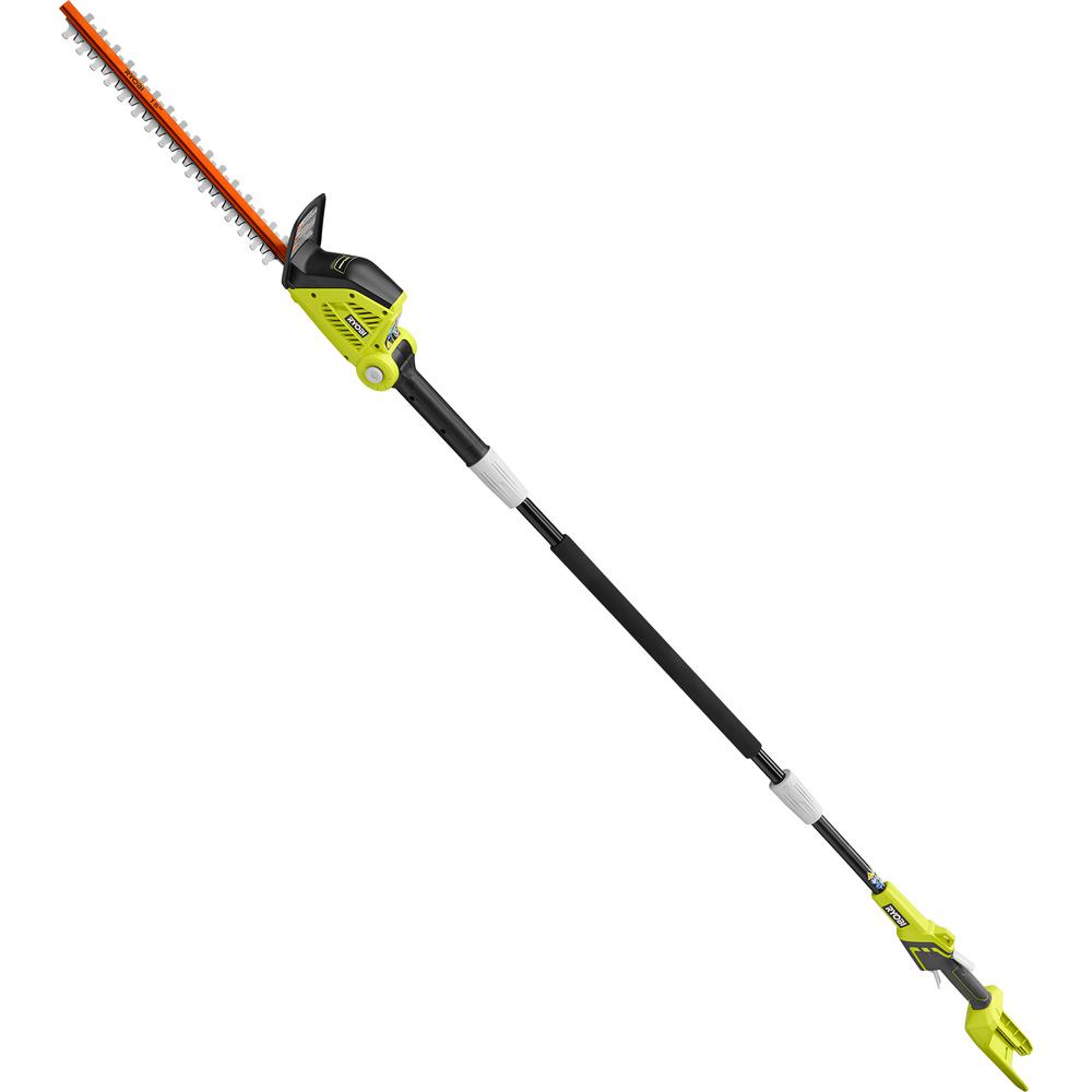 Open Box -  RYOBI 18 in. 40-Volt Lithium-Ion Cordless Pole Hedge Trimmer (Tool-Only)
