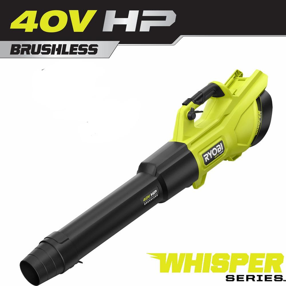 Open Box - RYOBI 40V HP Brushless Whisper Series 155 MPH 600 CFM Cordless Battery Leaf Blower (Tool Only) RYOBIBullseye Deals