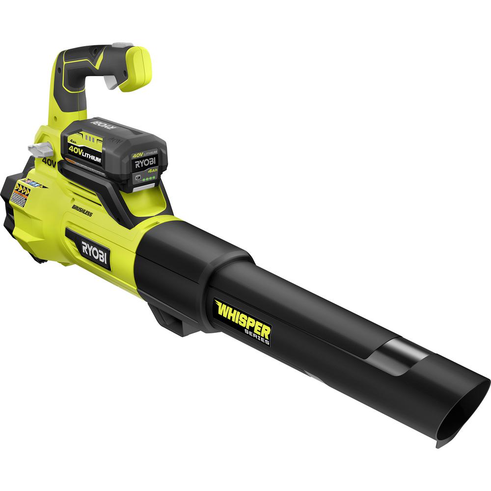 Open Box -  RYOBI RY40470VNM 40-Volt Lithium-Ion Brushless Cordless Leaf Blower w/ Battery RYOBIBullseye Deals