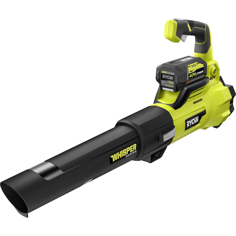 Open Box -  RYOBI RY40470VNM 40-Volt Lithium-Ion Brushless Cordless Leaf Blower w/ Battery RYOBIBullseye Deals