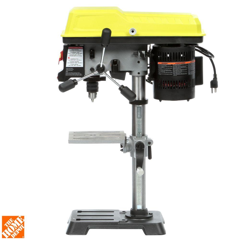 Open Box -  RYOBI 10 in. Drill Press with EXACTLINE Laser Alignment System