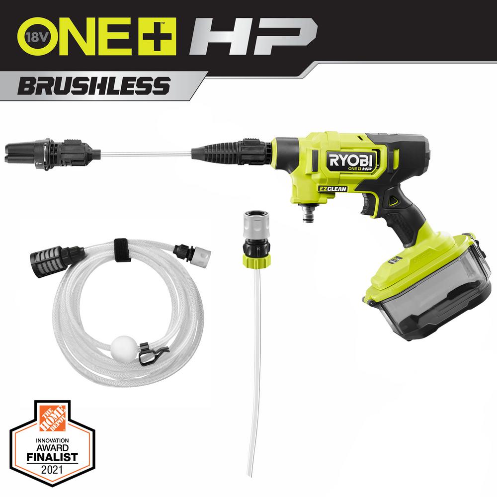Open Box -  RYOBI ONE+ HP 18V Brushless EZClean 600 PSI 0.7 GPM Cordless Cold Water Power Cleaner (Tool Only) RYOBIBullseye Deals