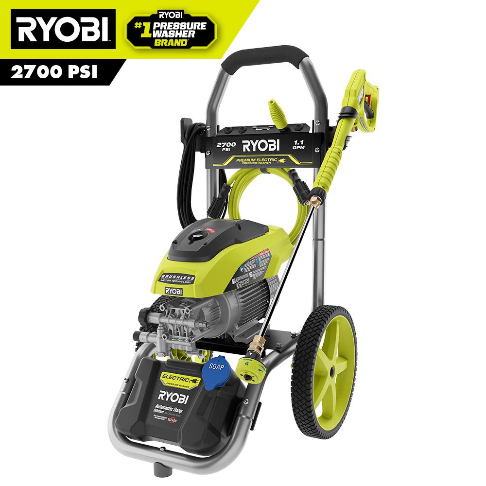 Open Box - RYOBI 2700 PSI 1.1 GPM Cold Water Electric Pressure Washer RYOBIBullseye Deals