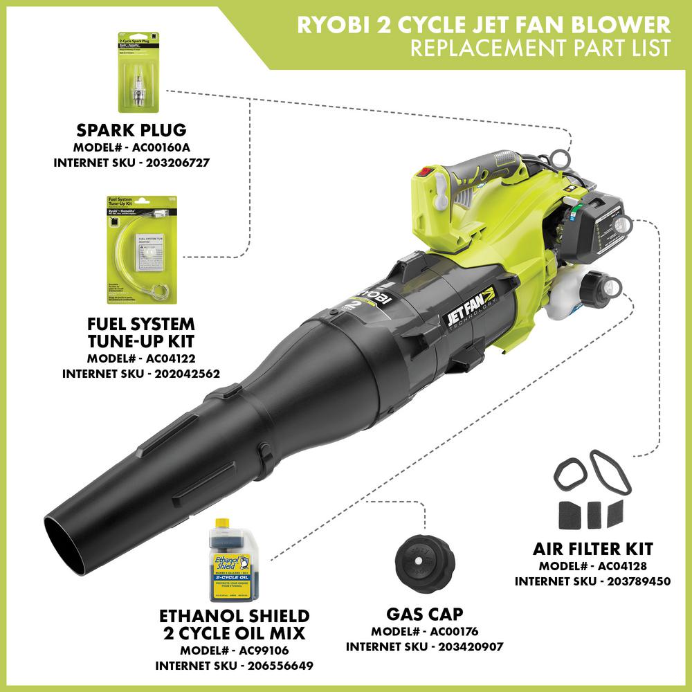Open Box -  Ryobi RY25AXB 160 MPH 520 CFM 25cc Gas Jet Fan Blower